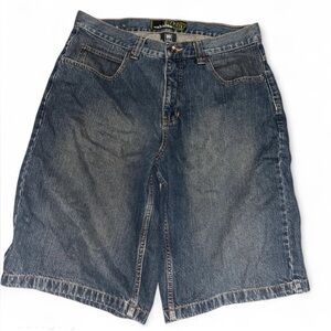 Anchor Blue Jean Shorts
